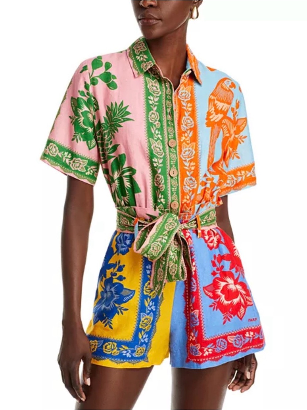 FARM Rio Lace Garden
Mix Scarves Romper - Picture 7 of 9